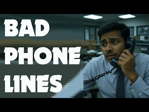 Scammers Phone Line is so bad he dan't tell my voice from a soundboard