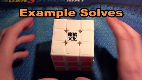 3x3 Example solves | White Cross