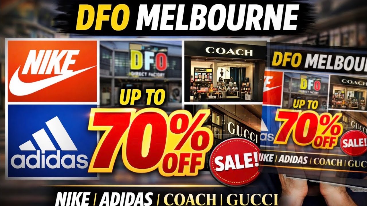 DFO Melbourne Shopping Vlog | Big Savings onTop Brands Up to 70% Off? Up to 70% Off? DFO South Wharf
