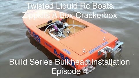 Zippkits A Box Crackerbox Rc Boat Build Series Bulkhead Installation Episode 4