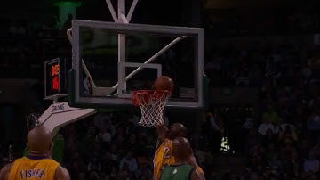 Kobe finishes off the Gasol alley oop!