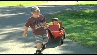 Boy saves autistic brother from drowning