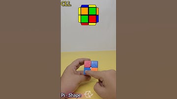 CLL Algorithm Pi-shape | 2×2 Cube CLL Tutorial | #shorts #cll