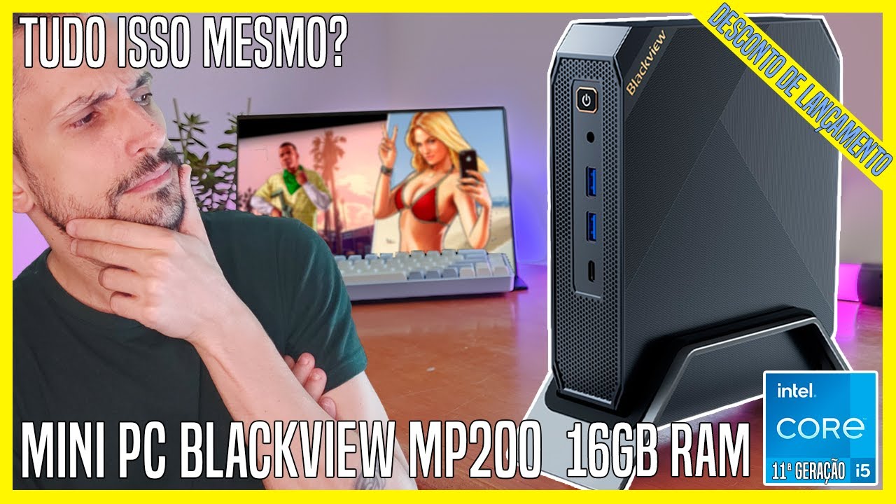 Review Mini PC Blackview MP200 Intel Core i5 16gb RAM DDR4 (NÃO CUSTA