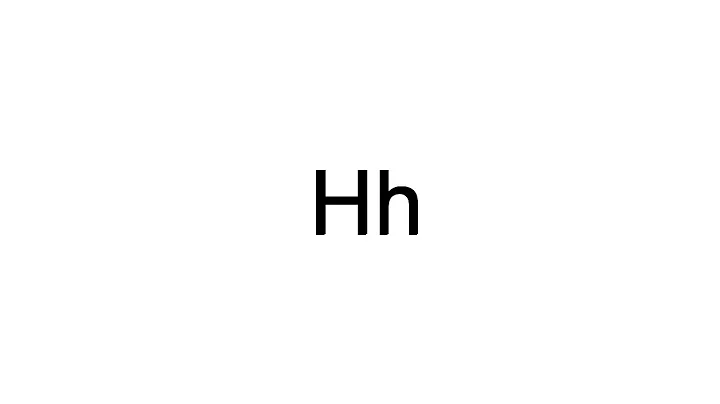How To Pronounce Hh