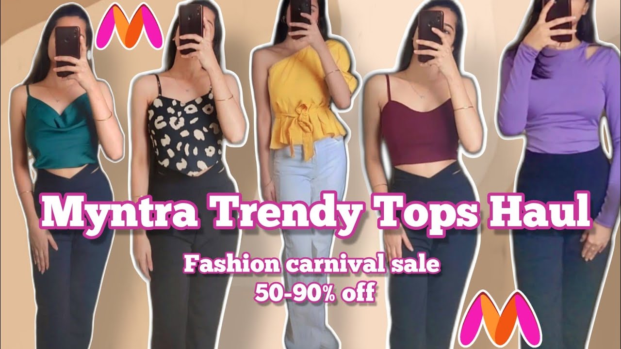 Myntra Trendy Tops Haul, Try-On Haul