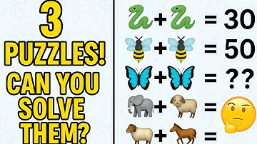 3 Impossible Logic Puzzles! 🤯 Only Geniuses Solve These!