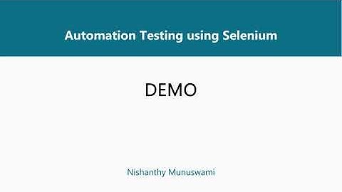 Learn Automation Testing using Selenium online | Koenig Solutions