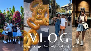 DISNEY WORLD VLOG PT 1: disney springs | animal kingdom | Epcot | WE’RE IN DISNEY BABY!