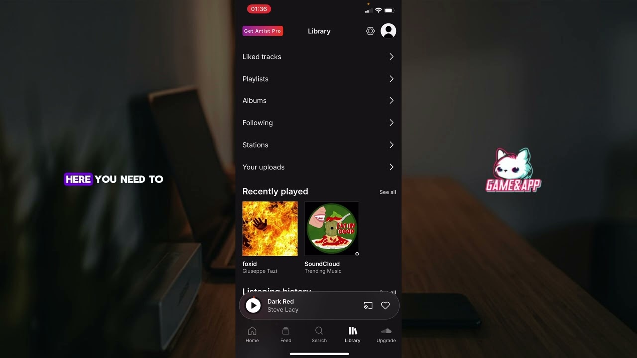 What find cookie policy in Soundcloud