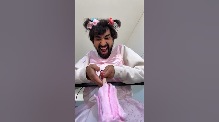 لقد سرقت حلوى القطن بشكل متسلل لأصنع مصاصة🤫😎