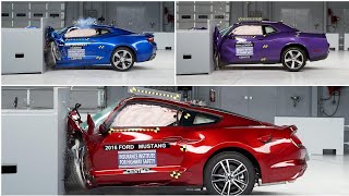 Muscle Car Crash Test | Ford Mustang , Dodge Challenger and Chevrolet Camaro