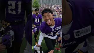 POV: You're High-Fiving Players During Walk Outs #vikingscamp