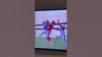 Kaiir Elam Picks Off Patrick Mahomes In The End Zone Football Nfl Bills Sports Shorts 