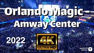 【4K】Orlando Magic - Amway Center - Walking Tour - NBA Game 2022 - 60fps