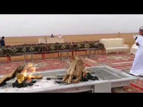 مخيم الحماد الجزء 9 احتفاء رجل الأعمال ضيف الله المزيد و وأولاده بالشيخ عبدالرحمن الحماد ابوعلي