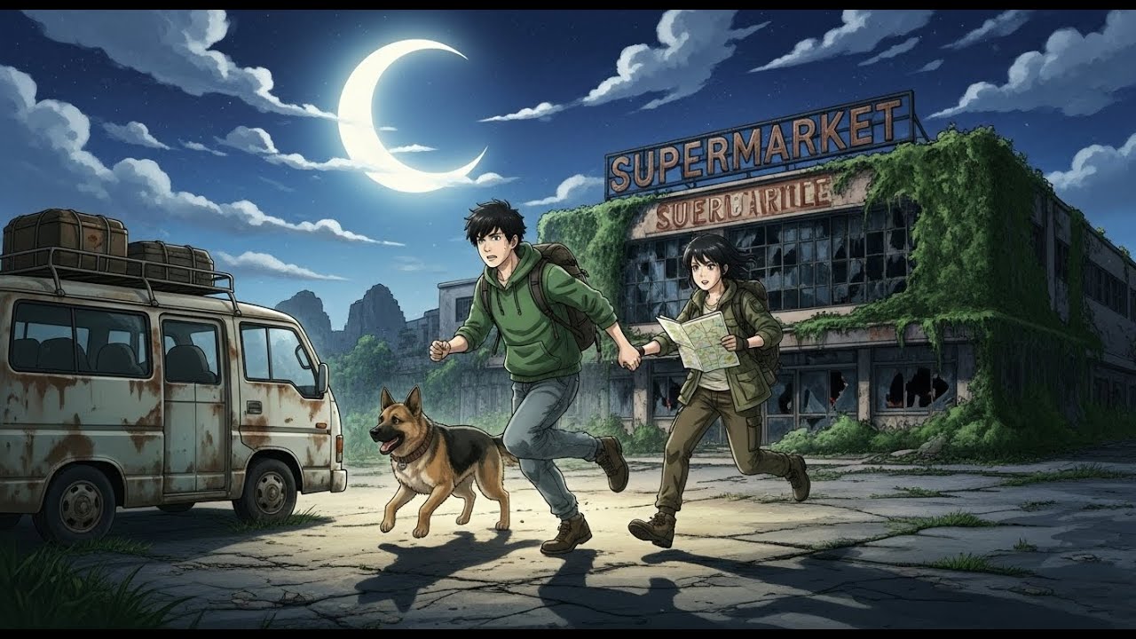 🦠☣️ Surviving a Pandemic — A Survival Journey in a World Without Hope 🌍 | Ghibli-Style ASMR