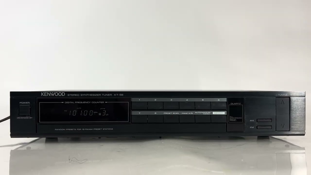 Platine Hifi - Tuner Kenwood KT-660 AM/FM Stéréo (1988-90) - Occasion état De Marche