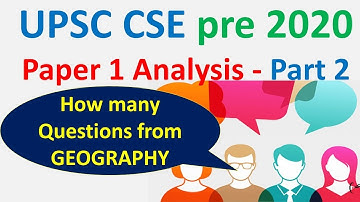 UPSC CSE pre 2020 |  Paper 1 Analysis |  Part 2 | Rakesh Negi GS Guru