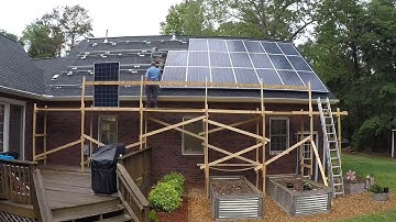 Customer DIY Solar Installation (Timelapse)