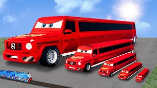 Big & Small Long Red Vizor Vs Thomas Trains Beamng.drive