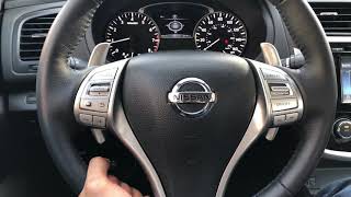 Nissan Altima – How to adjust the steering wheel height
