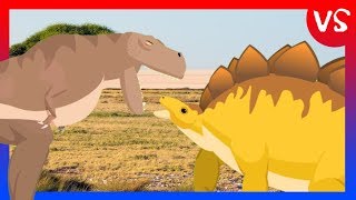 T-Rex Fights Stegosaurus screenshot 2