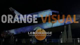 3D Projection Mapping on the Space Shuttle Orbiter Pathfinder by LED-Orange Orange Visual