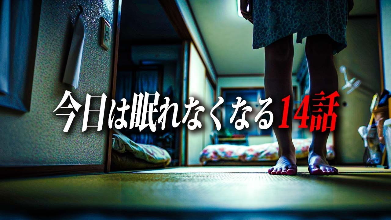 【全14話】眠るのが怖くなる作業用・睡眠用BGM【都市伝説｜怪談｜洒落怖｜ホラー｜オカルト】