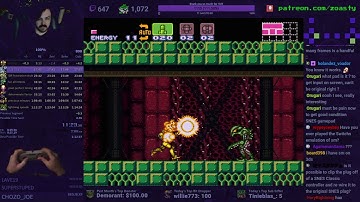 Super Metroid 100% - hot pace to tourian