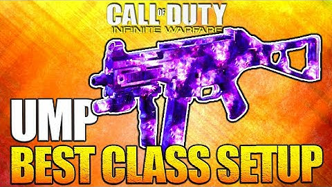 OVERPOWERED SMG! "MACTAV-45 BEST CLASS SETUP" ON INFINITE WARFARE! BEST UMP CUSTOM CLASS SETUP!