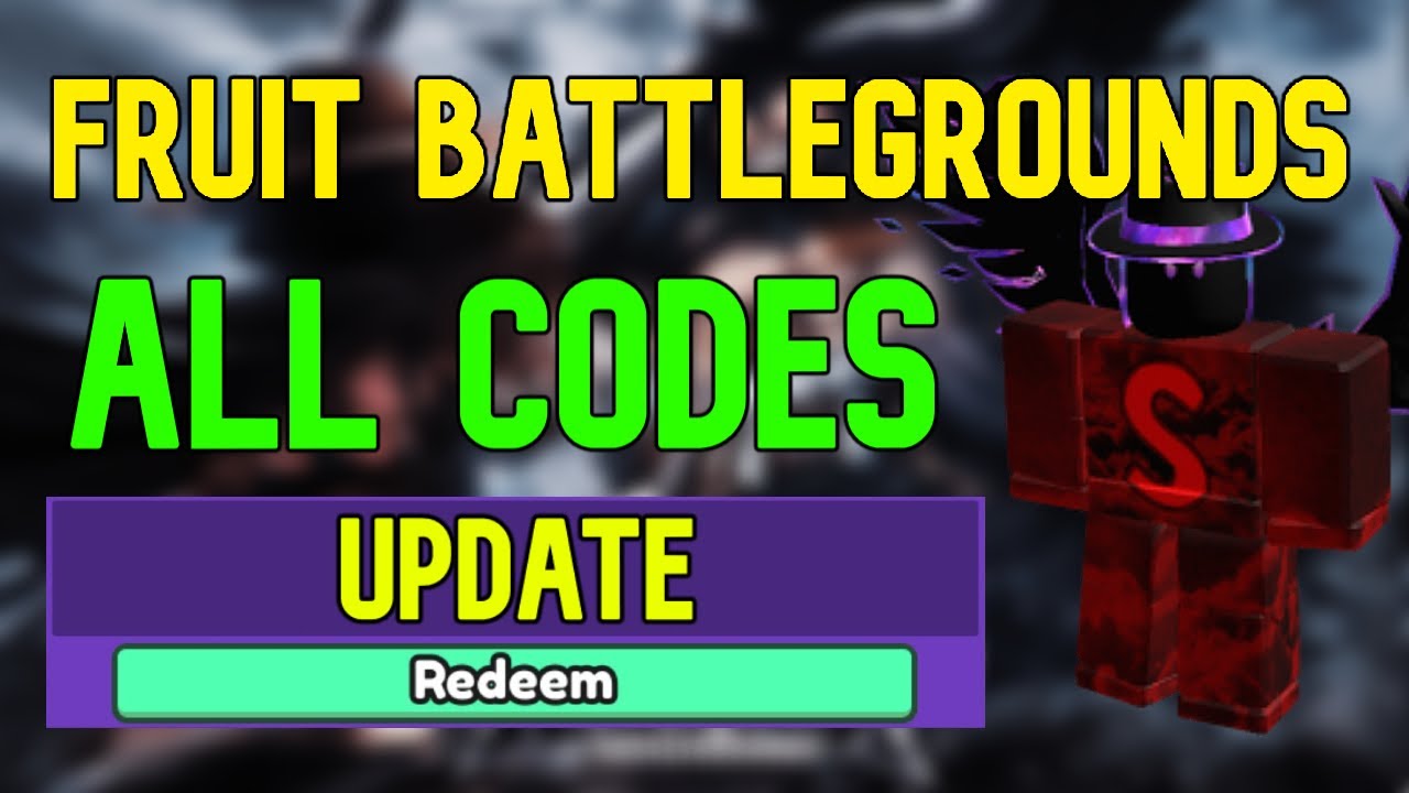 ALL NEW WORKING CODES FOR FRUIT BATTLEGROUNDS IN 2023! ROBLOX FRUIT  BATTLEGROUNDS CODES 