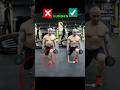 How To Do Lunges Properly | Quad & Glute Workout #shorts #fitness #motivation