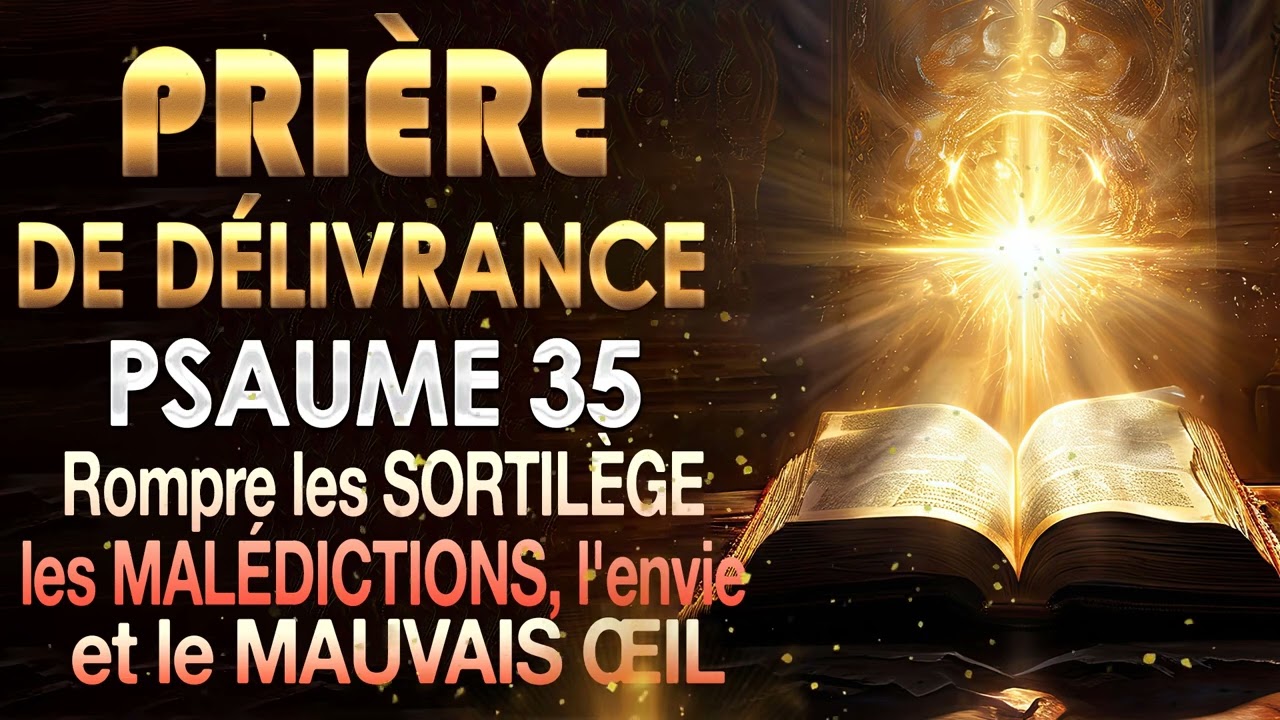 PSAUME 35: PRIÈRE de DÉLIVRANCE des ennemis 🙌Pour rompre les SORTILÈGES, les MALÉDICTIONS