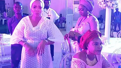 Fathia Balogun,Femi Adebayo,,Adedimeji Lateef,Sikiratu Sindododo storms in Abimbola & Okiki Wedding