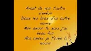 Aux encres des amours - Saez (Paroles) chords