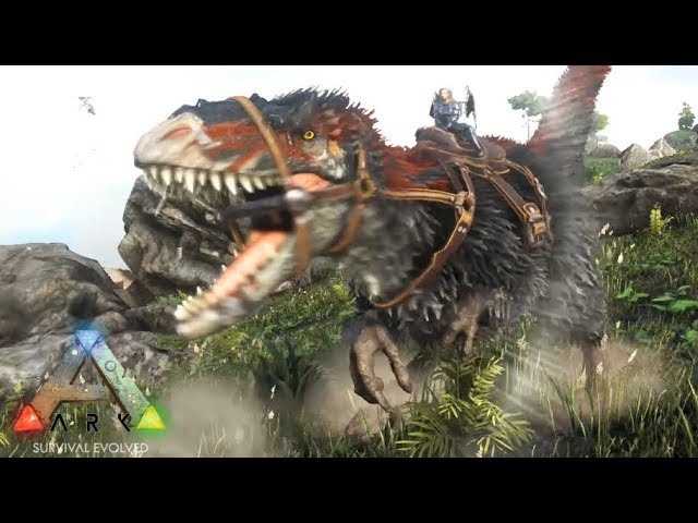 13 Ark Rag S4 前後衛の二刀流 特選ユウティラヌスをテイム Pc版公式pve Ark Survival Evolved Youtube