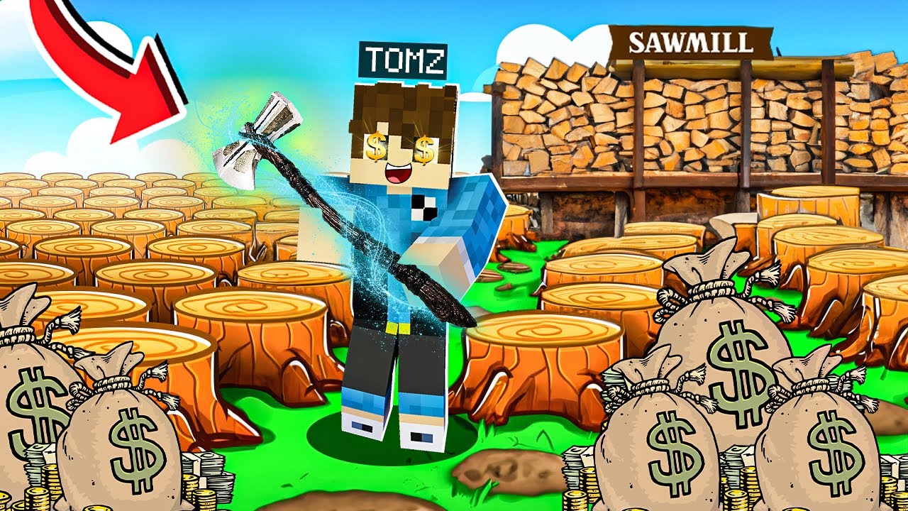 I Became RICH in LUMBER Tycoon!!! Minecraft |