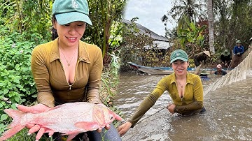 Kéo Lưới Bắt Hàng Tấn Cá Khủng Vùng Quê Miền Tây