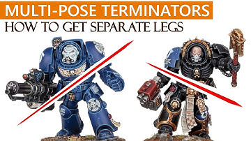 Multi pose Indomitus Terminators, re-posing and converting torsos of the new Indomitus kit