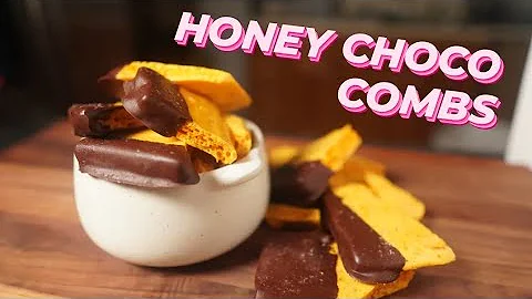 Honey Comb Toffee Dipped in Chocolate!