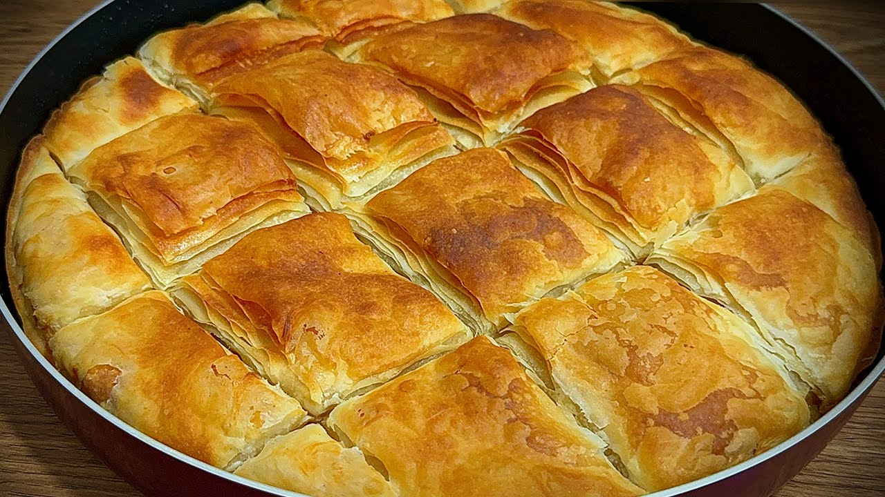 SADECE 2 BEZE İLE KAT KAT ÇITIR ÇITIR İNCECİK BÖREK TARİFİ💯BÖREK TARİFLERİ