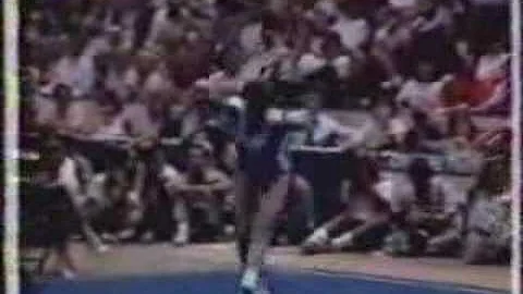 Kelly Garrison-Steves meltdown FX 1986 Gymnastics