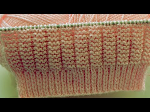 ONLY 1 ROW Very Easy Knitting Pattern. Scarf Cardigan Sweater Patterns