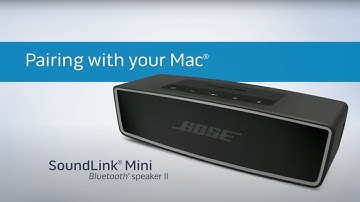 Bose SoundLink Mini II - Pairing with your Mac
