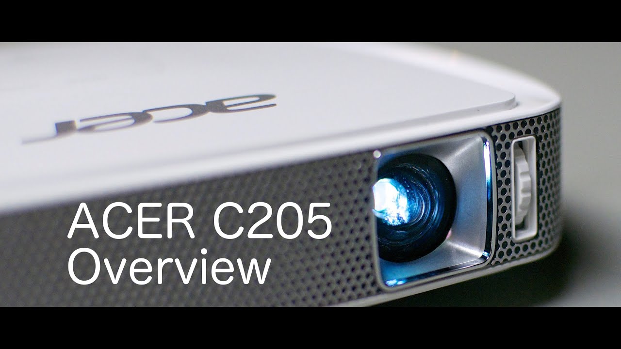 ACER C205 Projector Overview - YouTube