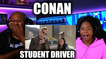 TNT React to Conan Help A Student Driver With  Ice Cube And  Kevin Hart