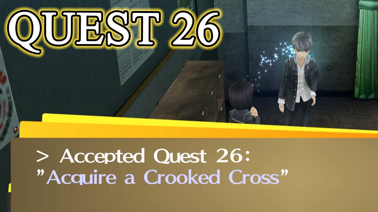 P4G QUEST 26 CROOKED CROSS FROM TRANQUIL IDOL FOR TIMID FEMALE STUDENT