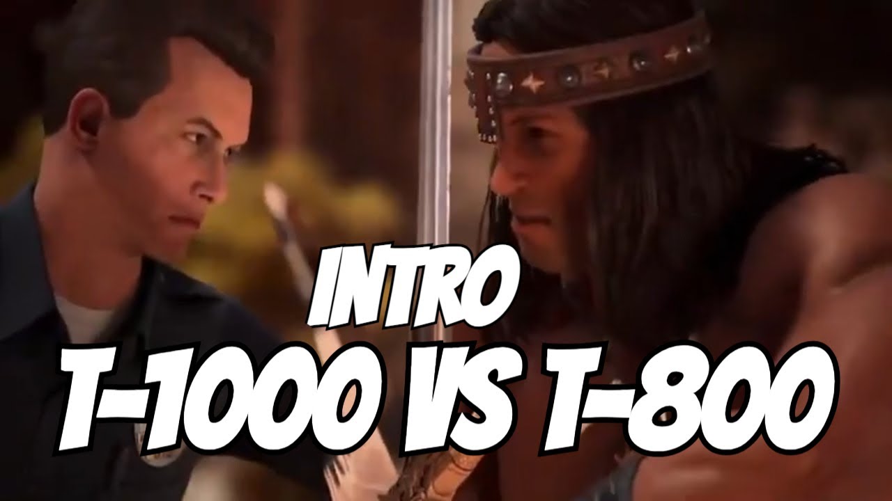 T 1000 Vs T 800 Conan Intro Mortal Kombat 1 Youtube 