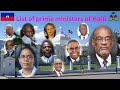 List of prime ministers of Haiti